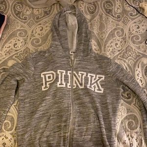 pink sweatshirt